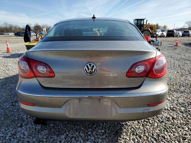 WVWMP7AN7CE528884 - 2012 VOLKSWAGEN CC SPORT BEIGE photo 6