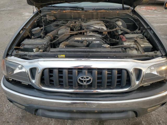 5TEWN72N62Z038753 - 2002 TOYOTA TACOMA XTRACAB Чорний фото 11