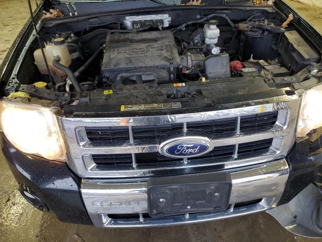1FMCU9EG0CKC35594 - 2012 FORD ESCAPE LIMITED BLACK photo 12