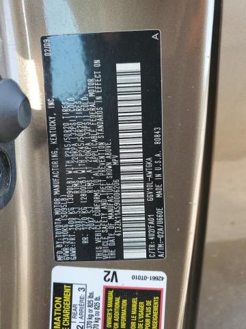 4T3ZK11A59U006206 - 2009 TOYOTA VENZA BROWN photo 13