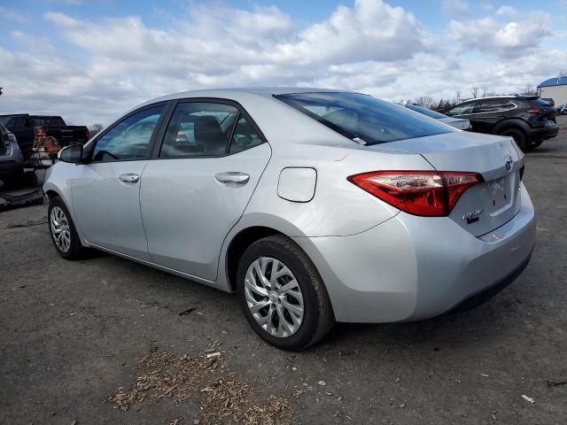2T1BURHE4KC139526 - 2019 TOYOTA COROLLA L SILVER photo 2