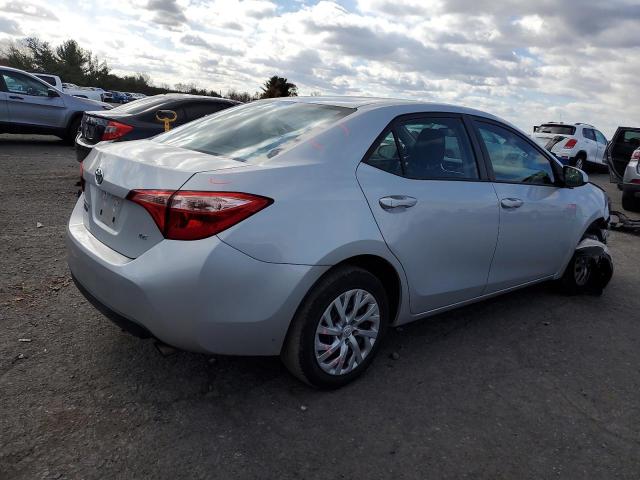 2T1BURHE4KC139526 - 2019 TOYOTA COROLLA L SILVER photo 3