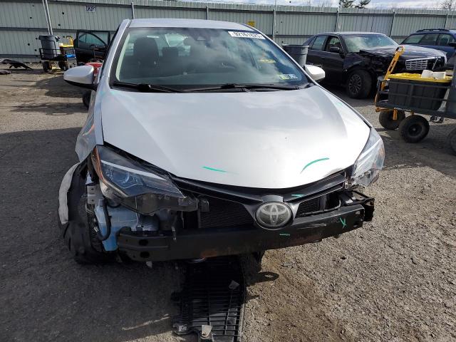 2T1BURHE4KC139526 - 2019 TOYOTA COROLLA L SILVER photo 5