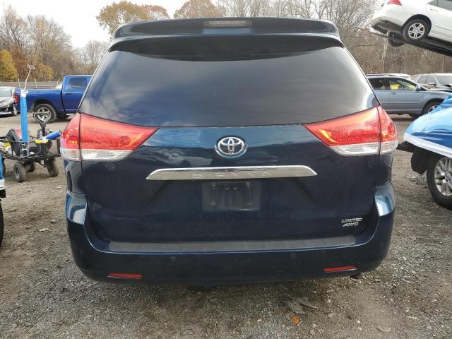 5TDDK3DC9BS021737 - 2011 TOYOTA SIENNA XLE 青色 照片 6