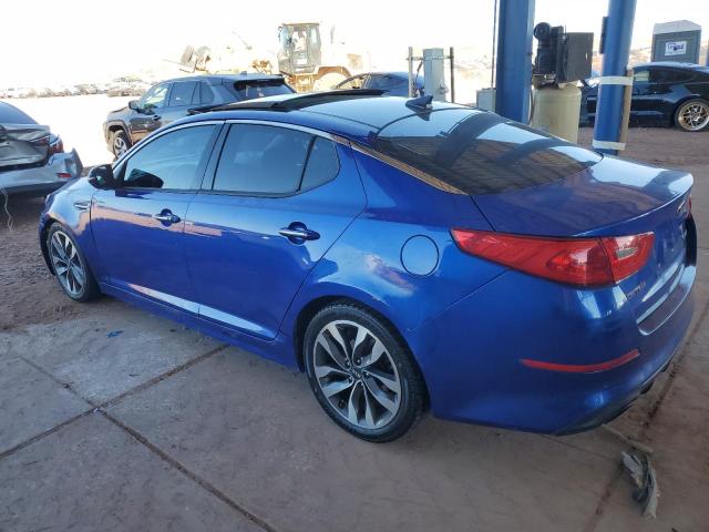 5XXGR4A60FG465738 - 2015 KIA OPTIMA SX 蓝色 照片 2