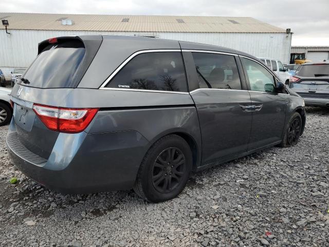 5FNRL5H47CB036972 - 2012 HONDA ODYSSEY EX BLUE photo 3