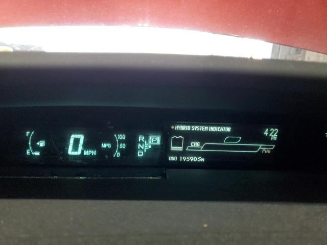 JTDKN3DU1A0090057 - 2010 TOYOTA PRIUS 红色 照片 9