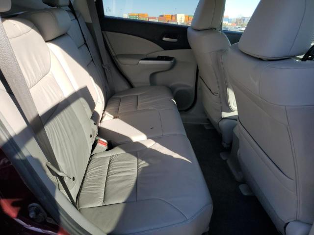 5J6RM4H7XCL077069 - 2012 HONDA CR-V EXL BURGUNDY photo 11