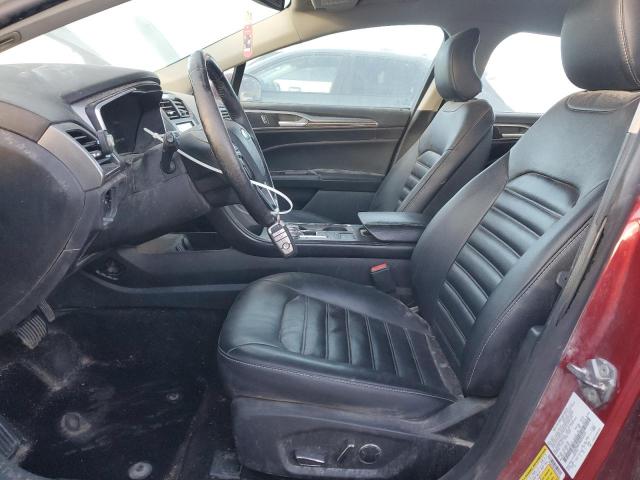 3FA6P0MU9KR262529 - 2019 FORD FUSION SEL 栗色 照片 7