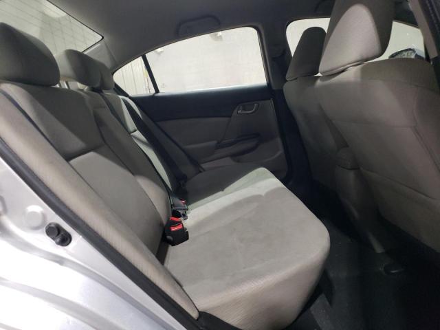 19XFB2F55DE272270 - 2013 HONDA CIVIC LX SILVER photo 10
