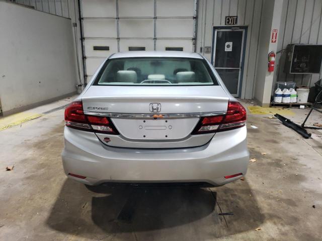 19XFB2F55DE272270 - 2013 HONDA CIVIC LX SILVER photo 6