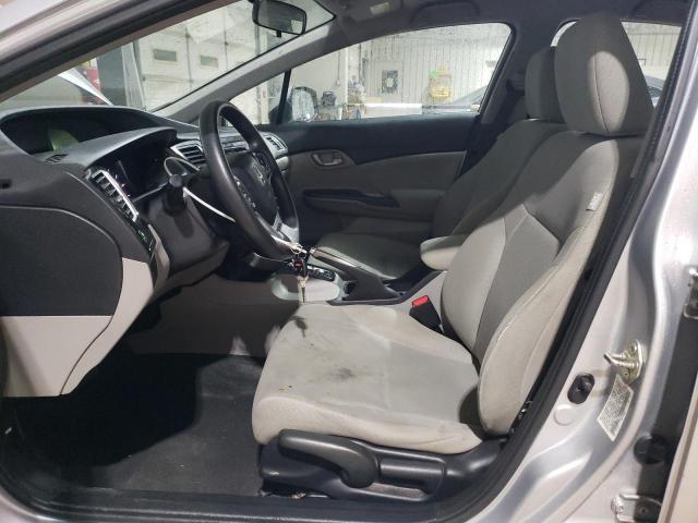 19XFB2F55DE272270 - 2013 HONDA CIVIC LX SILVER photo 7