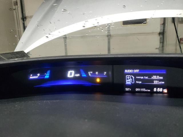 19XFB2F55DE272270 - 2013 HONDA CIVIC LX SILVER photo 9