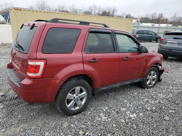 1FMCU0D7XBKB12526 - 2011 FORD ESCAPE XLT წითელი ფოტო 3