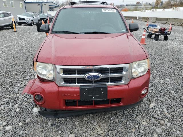 1FMCU0D7XBKB12526 - 2011 FORD ESCAPE XLT წითელი ფოტო 5