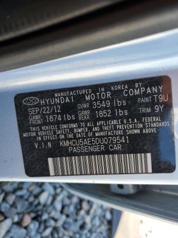 KMHCU5AE5DU079541 - 2013 HYUNDAI ACCENT GLS ლურჯი ფოტო 13