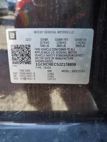 1GCRCREC5JZ178859 - 2018 CHEVROLET SILVERADO C1500 LT Коричневый фото 12