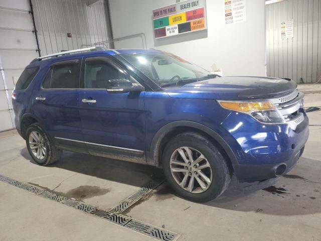 1FM5K8D88EGA53554 - 2014 FORD EXPLORER XLT 蓝色 照片 4