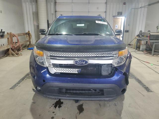 1FM5K8D88EGA53554 - 2014 FORD EXPLORER XLT 蓝色 照片 5