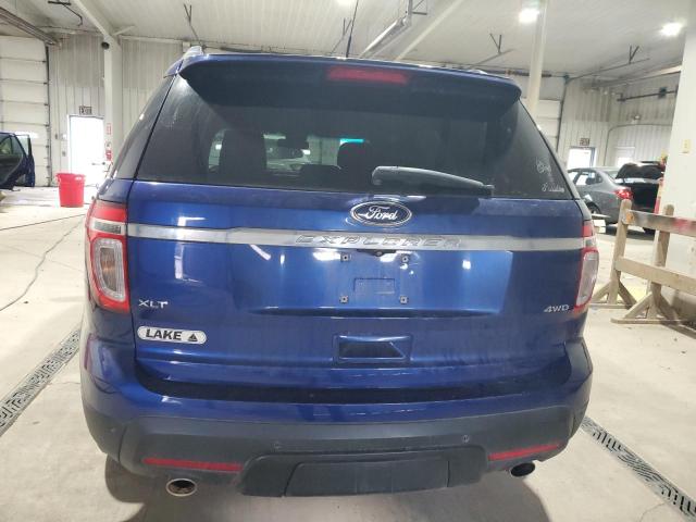 1FM5K8D88EGA53554 - 2014 FORD EXPLORER XLT 蓝色 照片 6