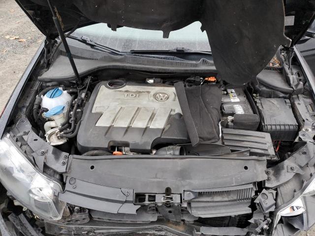 3VWPL7AJ9DM683953 - 2013 VOLKSWAGEN JETTA TDI BLACK photo 12