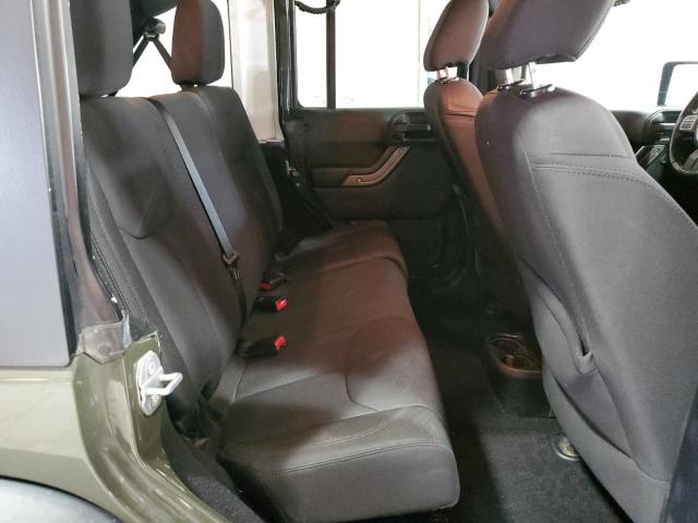 1C4BJWDG8FL652212 - 2015 JEEP WRANGLER U SPORT GREEN photo 11