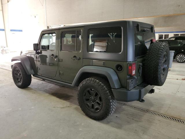 1C4BJWDG8FL652212 - 2015 JEEP WRANGLER U SPORT GREEN photo 2