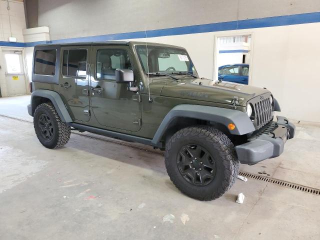 1C4BJWDG8FL652212 - 2015 JEEP WRANGLER U SPORT GREEN photo 4