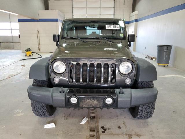 1C4BJWDG8FL652212 - 2015 JEEP WRANGLER U SPORT GREEN photo 5