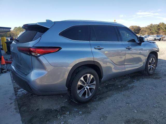 5TDGZRAH4MS042414 - 2021 TOYOTA HIGHLANDER XLE Turquesa foto 3