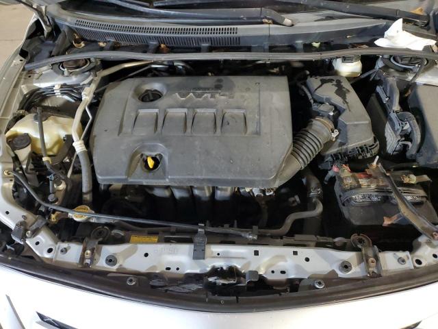 2T1BU4EE3BC678176 - 2011 TOYOTA COROLLA BASE Argent photo 11