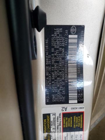 4T1BK3DBXBU382643 - 2011 TOYOTA AVALON BASE Złoty zdjęcie 13