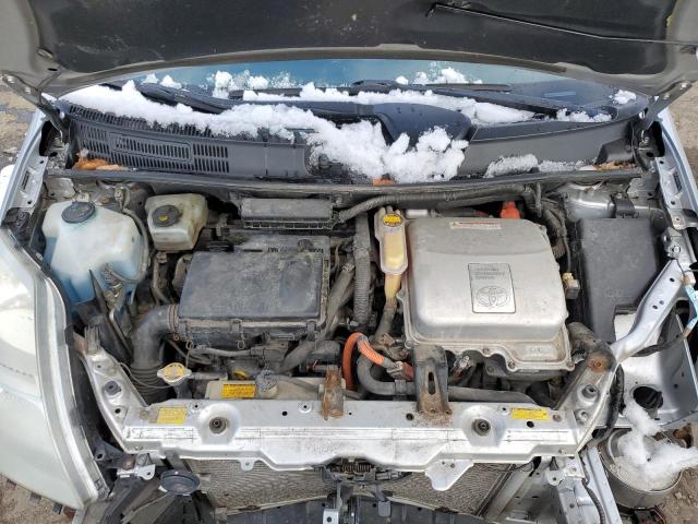 JTDKB20U087792512 - 2008 TOYOTA PRIUS SILVER photo 11