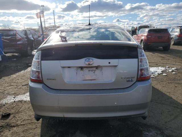 JTDKB20U087792512 - 2008 TOYOTA PRIUS SILVER photo 6
