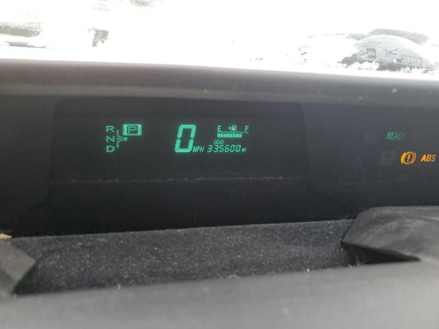 JTDKB20U087792512 - 2008 TOYOTA PRIUS SILVER photo 9