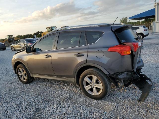 2T3WFREV6EW121782 - 2014 TOYOTA RAV4 XLE GRAY photo 2