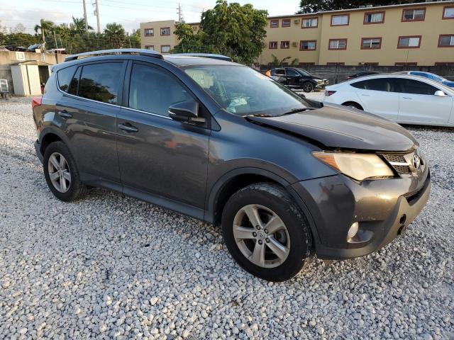 2T3WFREV6EW121782 - 2014 TOYOTA RAV4 XLE GRAY photo 4
