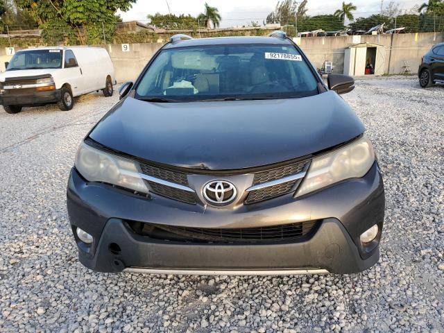 2T3WFREV6EW121782 - 2014 TOYOTA RAV4 XLE GRAY photo 5