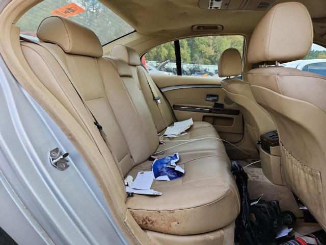 WBAHL83566DT04688 - 2006 BMW 750 I SILVER photo 10