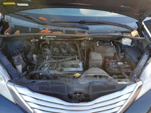 5TDDK3DC3CS031309 - 2012 TOYOTA SIENNA XLE Mavi fotoğraf 12