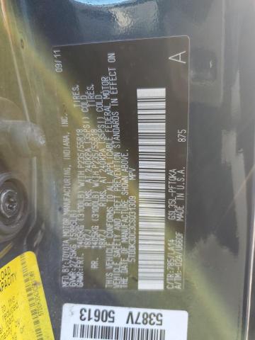 5TDDK3DC3CS031309 - 2012 TOYOTA SIENNA XLE Mavi fotoğraf 14