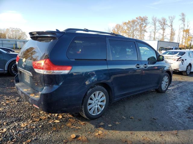 5TDDK3DC3CS031309 - 2012 TOYOTA SIENNA XLE Mavi fotoğraf 3