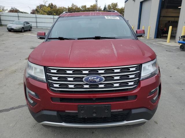 1FM5K8F8XGGB53025 - 2016 FORD EXPLORER LIMITED MAROON photo 5