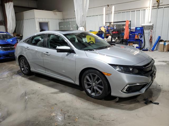 19XFC1F74KE203222 - 2019 HONDA CIVIC EXL Արծաթագույն լուսանկար 4