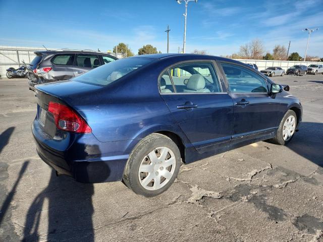 1HGFA16508L091511 - 2008 HONDA CIVIC LX 蓝色 照片 3