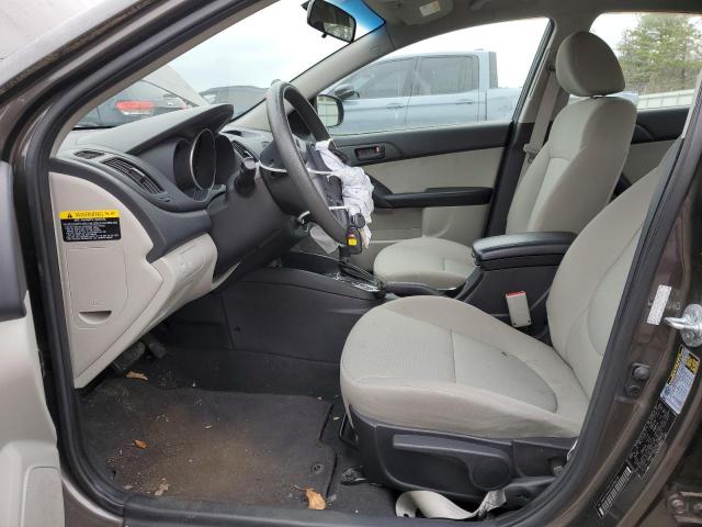 KNAFU4A24C5586633 - 2012 KIA FORTE EX Сұр фото 7