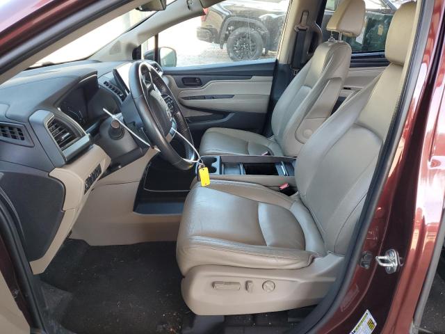 5FNRL6H78KB033545 - 2019 HONDA ODYSSEY EXL MAROON photo 7