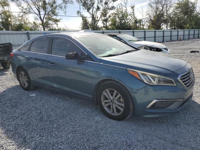 5NPE24AF2FH204045 - 2015 HYUNDAI SONATA SE أزرق صورة 4