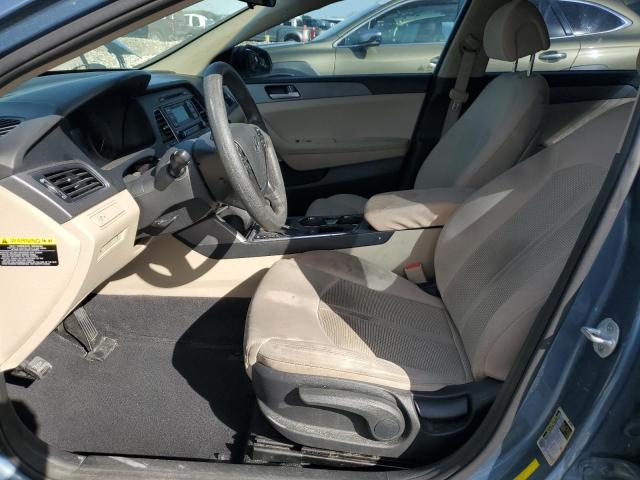 5NPE24AF2FH204045 - 2015 HYUNDAI SONATA SE أزرق صورة 7