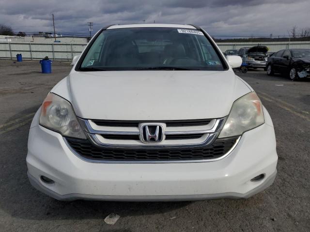5J6RE4H79AL053257 - 2010 HONDA CR-V EXL WHITE photo 5